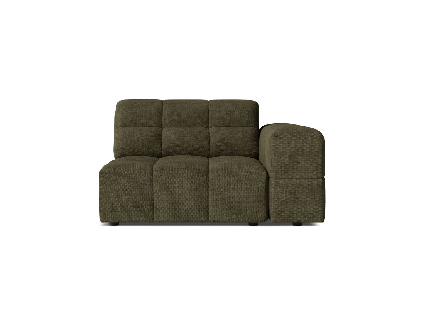 Jennifer — Modular Sofa (106x102x78 cm) Green (Eden 12 Olive) Right