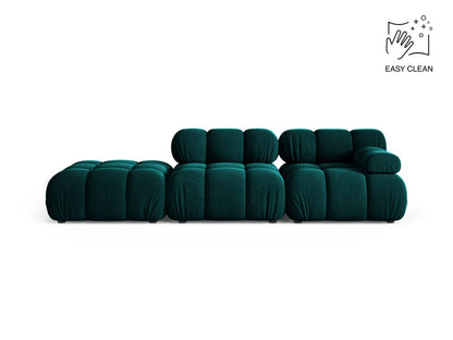 Bellis — Sofa (282x94x70 cm) Deep Petrol (Venus 2911) Left