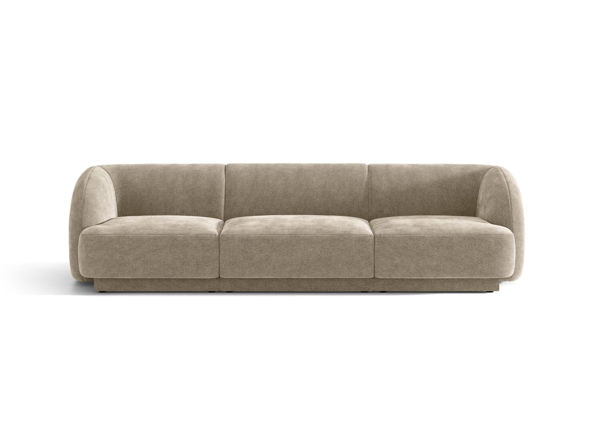 Miley — Sofa Beige (Haga 30) Black Plastic