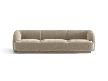 Miley — Sofa Beige (Haga 30) Black Plastic
