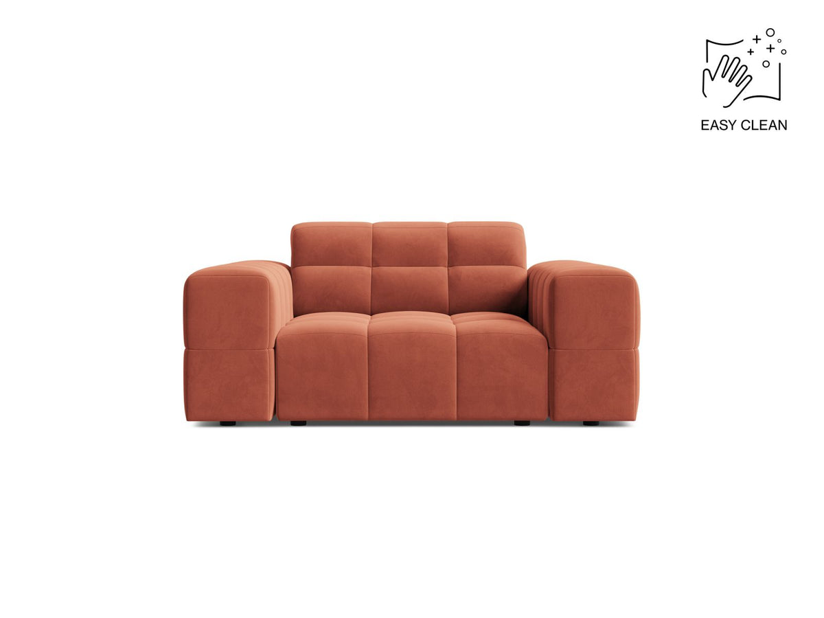 Jennifer — Armchair Coral (Venus 2933) Black Plastic