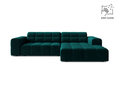 Jennifer — Corner Sofa (234x167x78 cm) Deep Petrol (Venus 2911) Right
