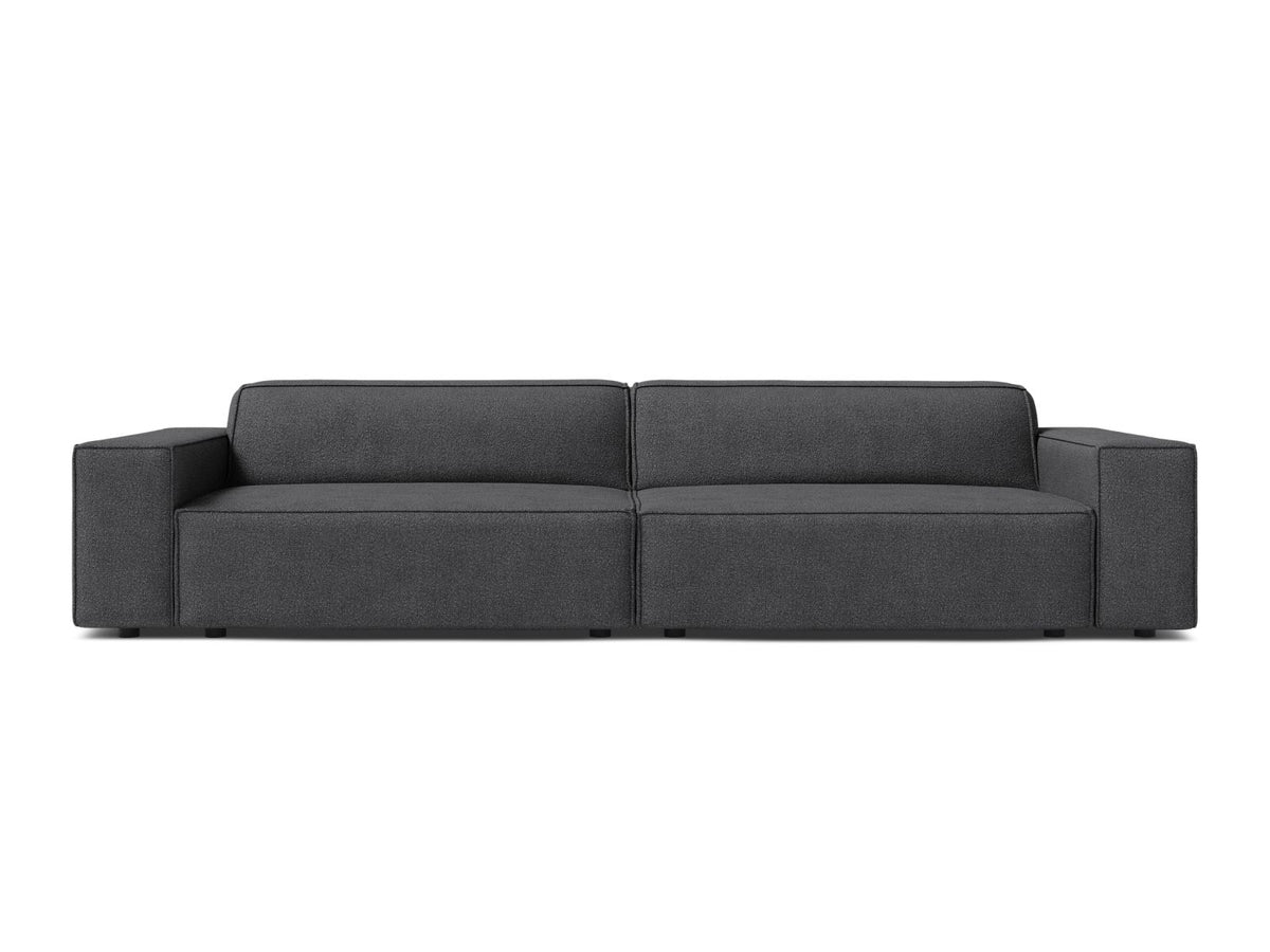 Jodie — Sofa Dark Grey (Baloo 2083) Black Plastic