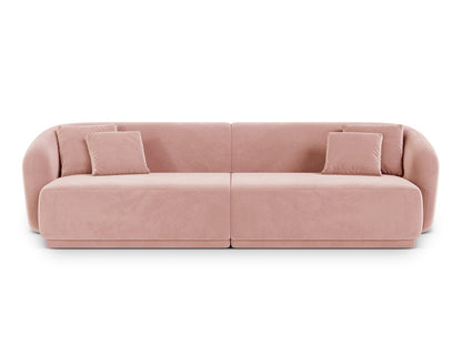 Gomera — Sofa Pink (Salvador 11) Black Plastic