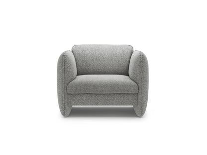 Georgia — Armchair (105x90x80 cm) Grey (SILENCIO 86)