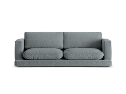 Ibiza — Sofa Dark Grey (Wind 89) Black Plastic