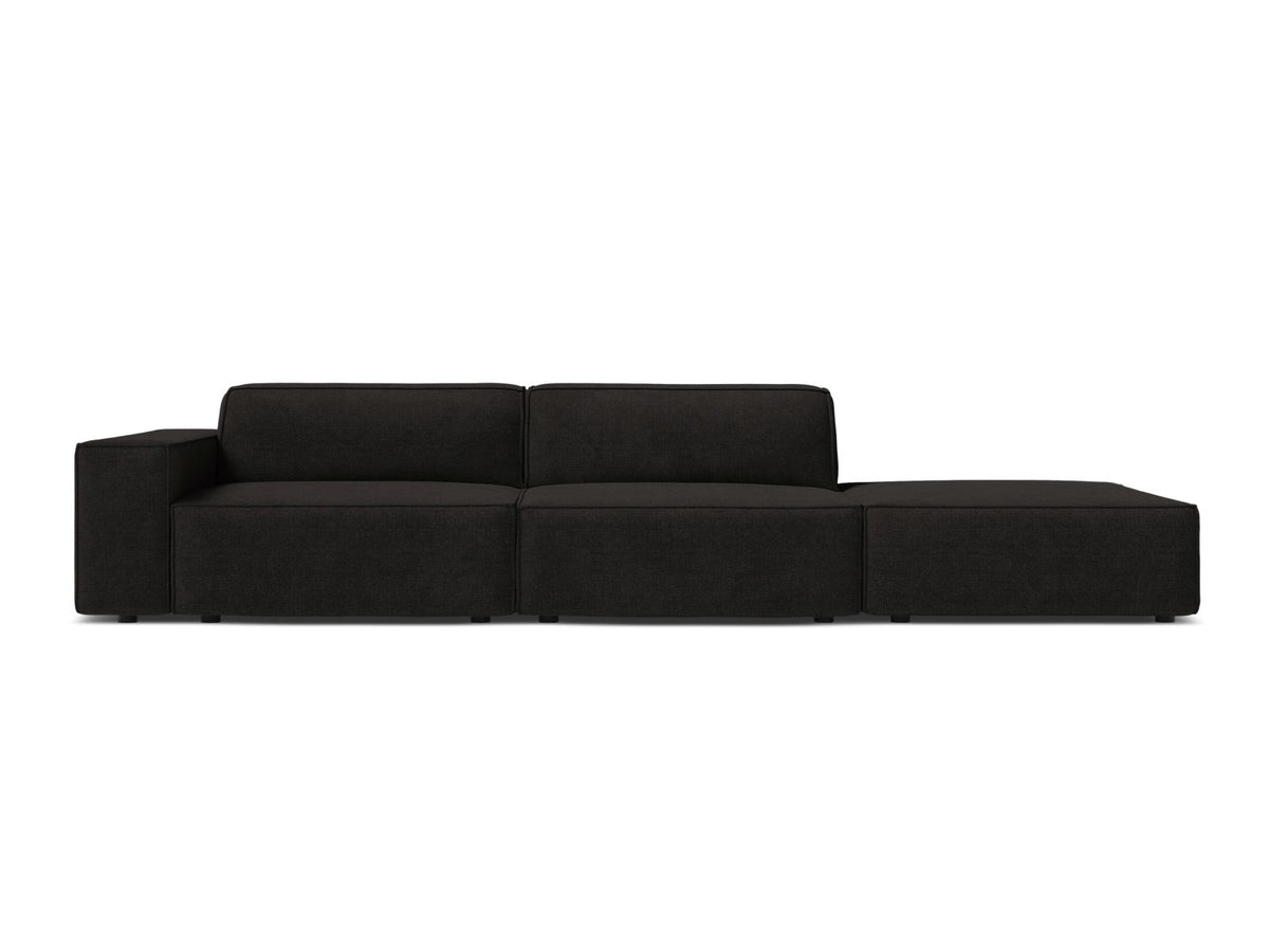 Jodie — Sofa Black (Liberty 22) Black Plastic Right