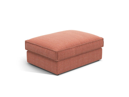 Pola — Pouf Red (BABEL RED) Black Plastic
