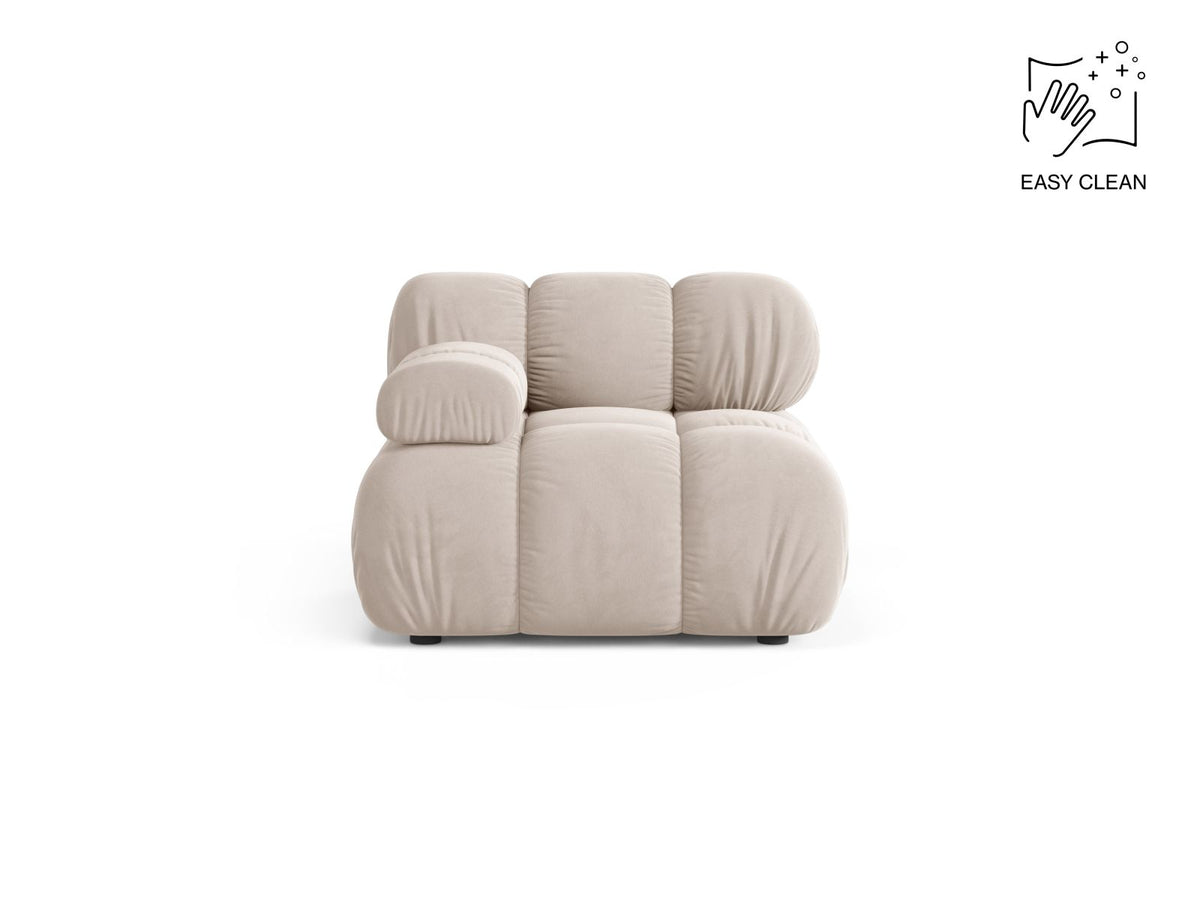 Bellis — Modular Sofa (94x94x70 cm) Light Beige (Venus 2927) Left
