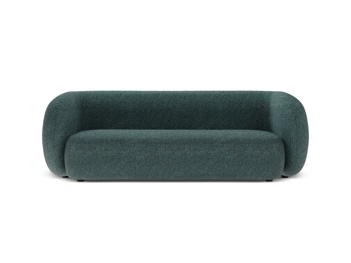 Kate — Sofa Green Blue Melange (Puente 39) Black Plastic