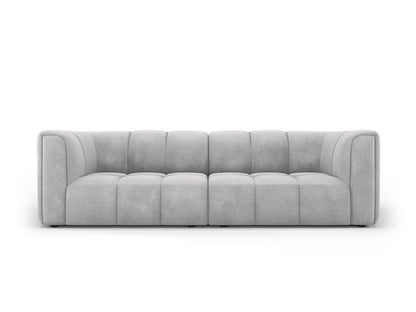 Moritz — Sofa Light Grey (Rebel 5) Black Plastic