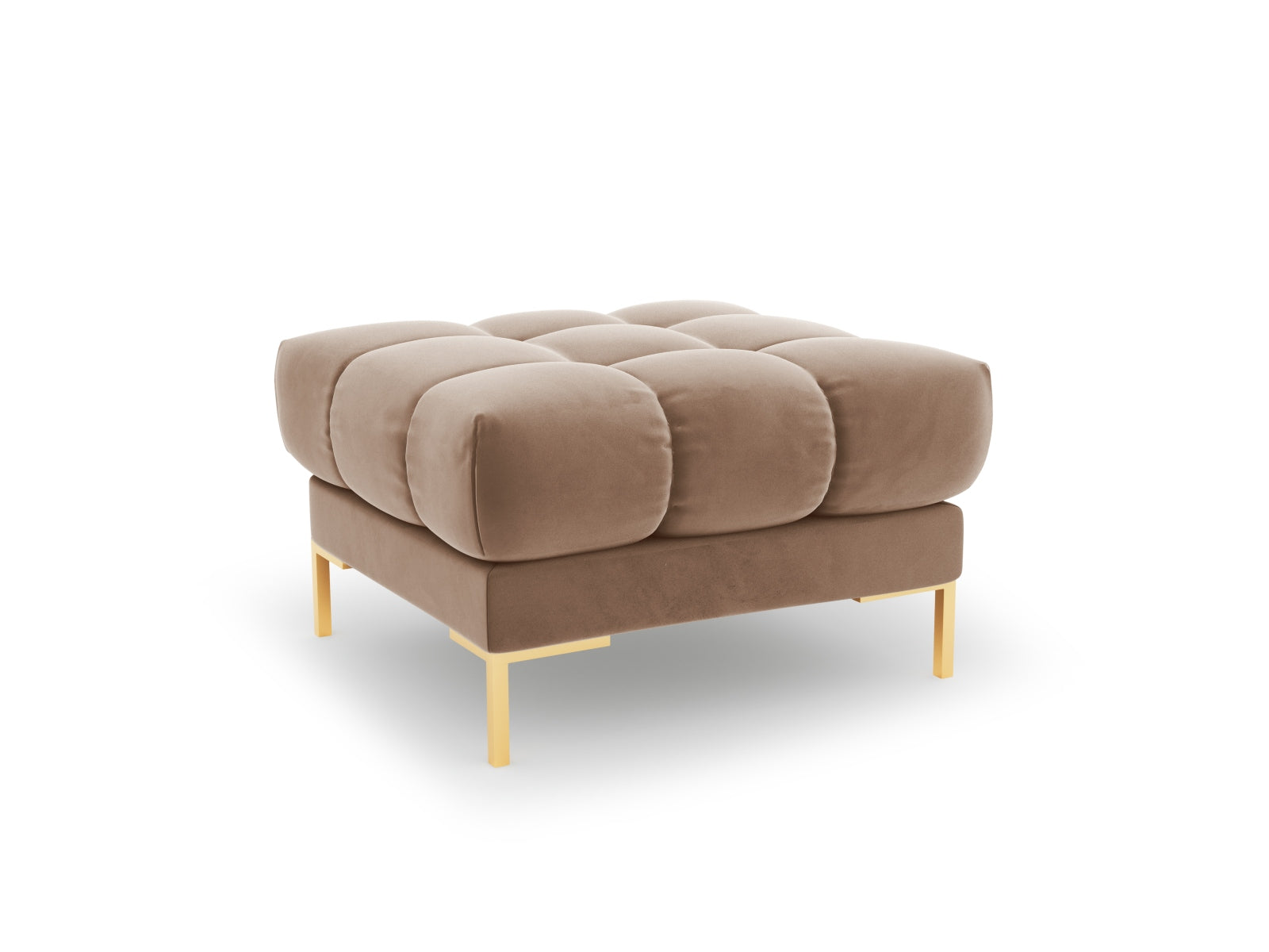 Bali — Beige istumispadi (Bluvel 28) Kuldne metall