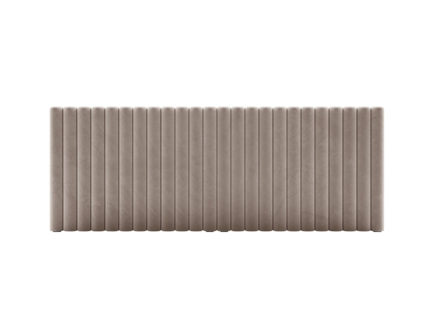 Mistero — Headboard Warm grey (Paris Khaki) Black Plastic