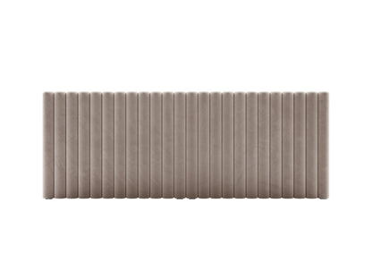 Mistero — Headboard Warm grey (Paris Khaki) Black Plastic