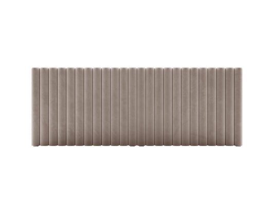 Mistero — Headboard Warm grey (Paris Khaki) Black Plastic