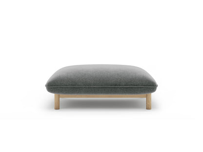 Ada — Pouf (95x65x44 cm) Dark Grey (Wind 89)