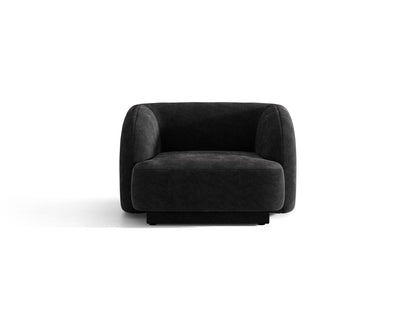 Miley — Armchair Black (Haga 19) Black Plastic