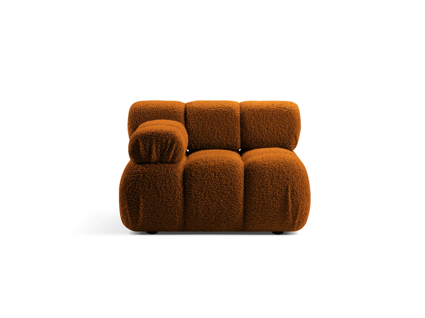 Bellis — Modular Sofa (94x94x70 cm) Brick (Rolf 10) Left