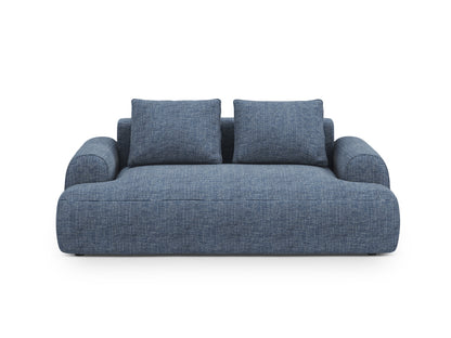 Calma — Sofa Sunflower Melange (Baltimore Mostaza) Black Plastic