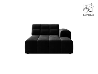 Jennifer — Chaise Longue (108x167x78 cm) Black (Venus 2923) Right