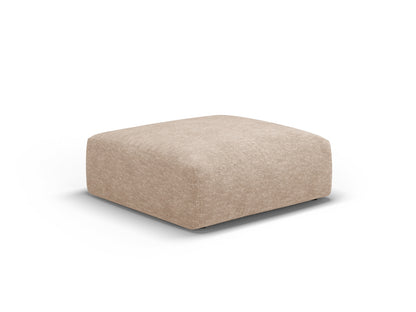 Matera — Pouf Beige (Haga 30) Black Plastic Left