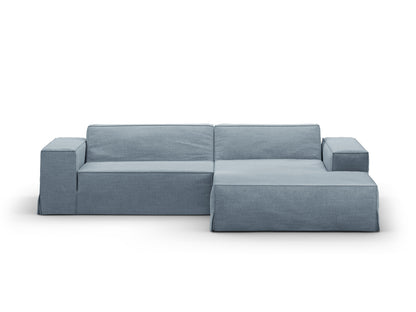 Jodie — Corner Sofa (224x162x77 cm) Muted Blue (LINS 81) Right