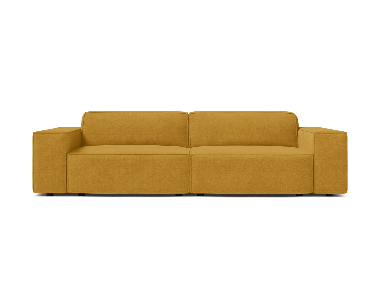 Jodie — Sofa Yellow (Liberty 11) Black Plastic