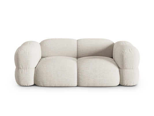 Loretto — Sofa Beige (Sorella 03) Black Plastic