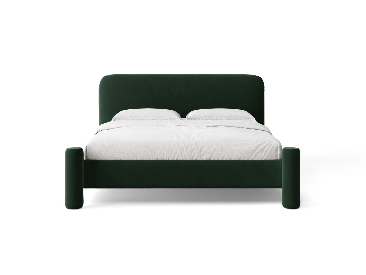Vera — Bed (164x223x100 cm) Bottle Green (Casino Deep Green)