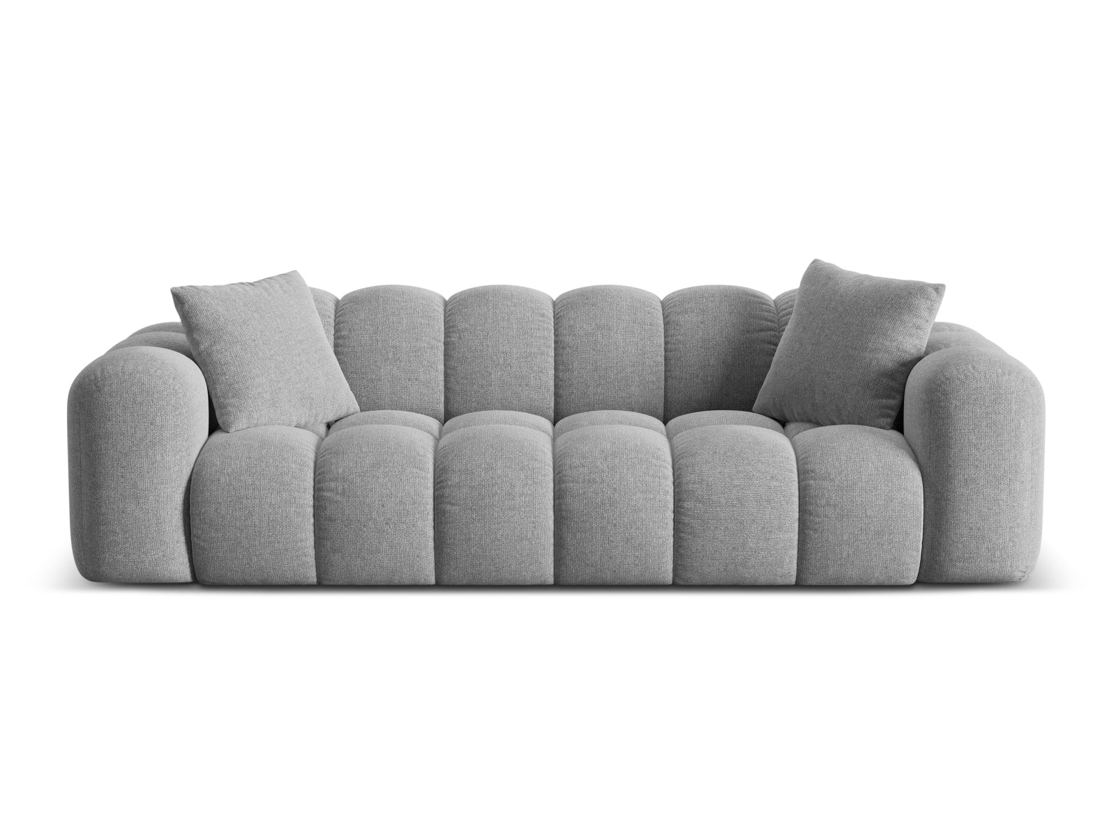 Treno — diivan helehall (Eden 18 Grey) must plastik