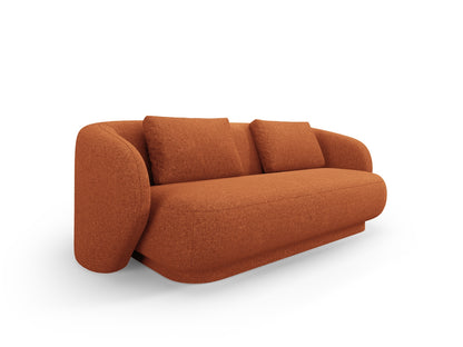 Camden — Sofa Terracotta Melange (Legacy 6 Deep Terra) Black Plastic