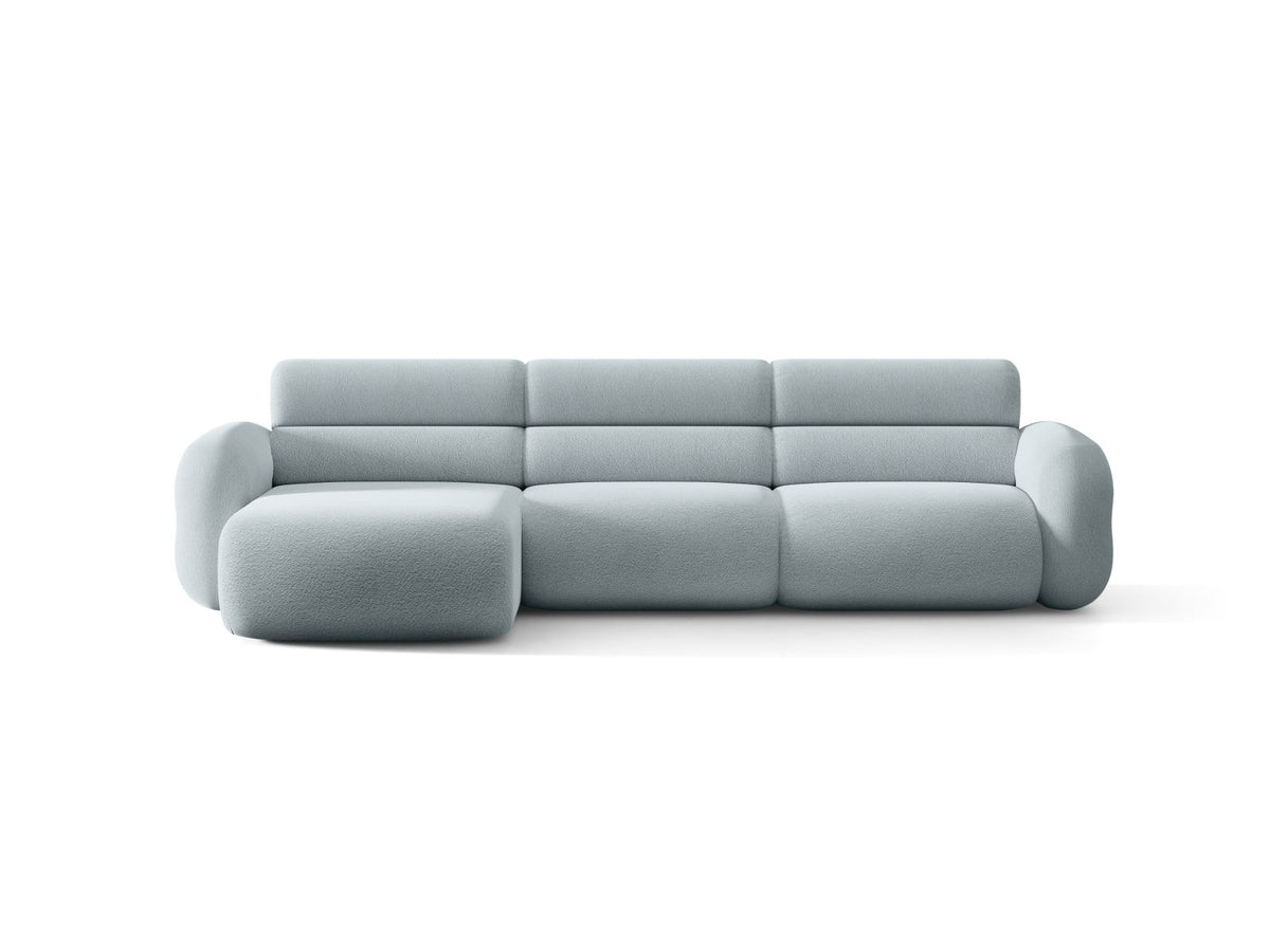 Neo — Corner Sofa (305x165x83 cm) Light Blue (Baloo 2086) Left