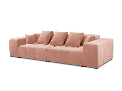 Rome — Sofa Pink (Salvador 11) Black Plastic