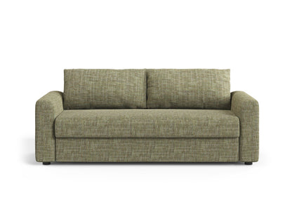 David — Sofa Olive (Baltimore Pistachio) Black Plastic