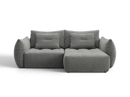 Bloom — Sofa (250x152x87 cm) Dark Grey (Wind 89) Right