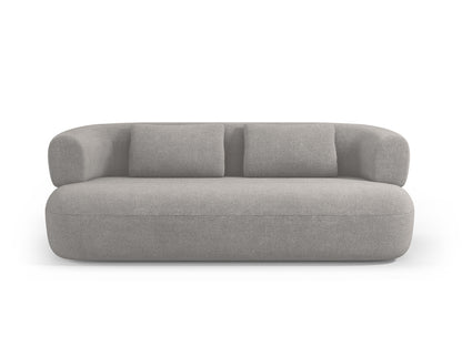 Jenny — Sofa Light Grey (Now or Never 83) Black Plastic