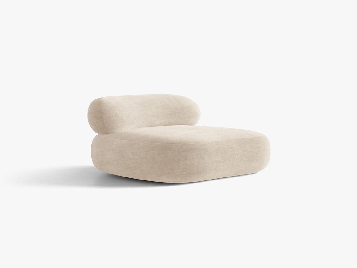 Aura — Armchair (84x91x73 cm) Light Beige (Golden 03) Black Plastic