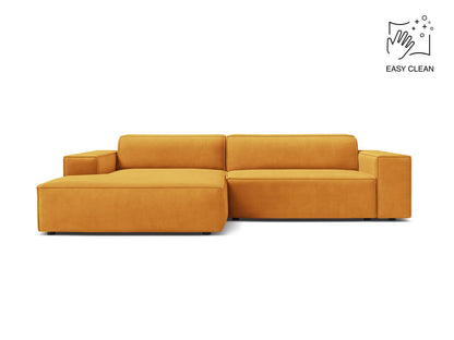 Jodie — Corner Sofa (224x162x77 cm) Yellow (Venus 2917) Left