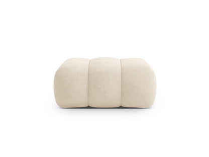 Koge — Pouf Light Beige (Vogue 1) Black Plastic
