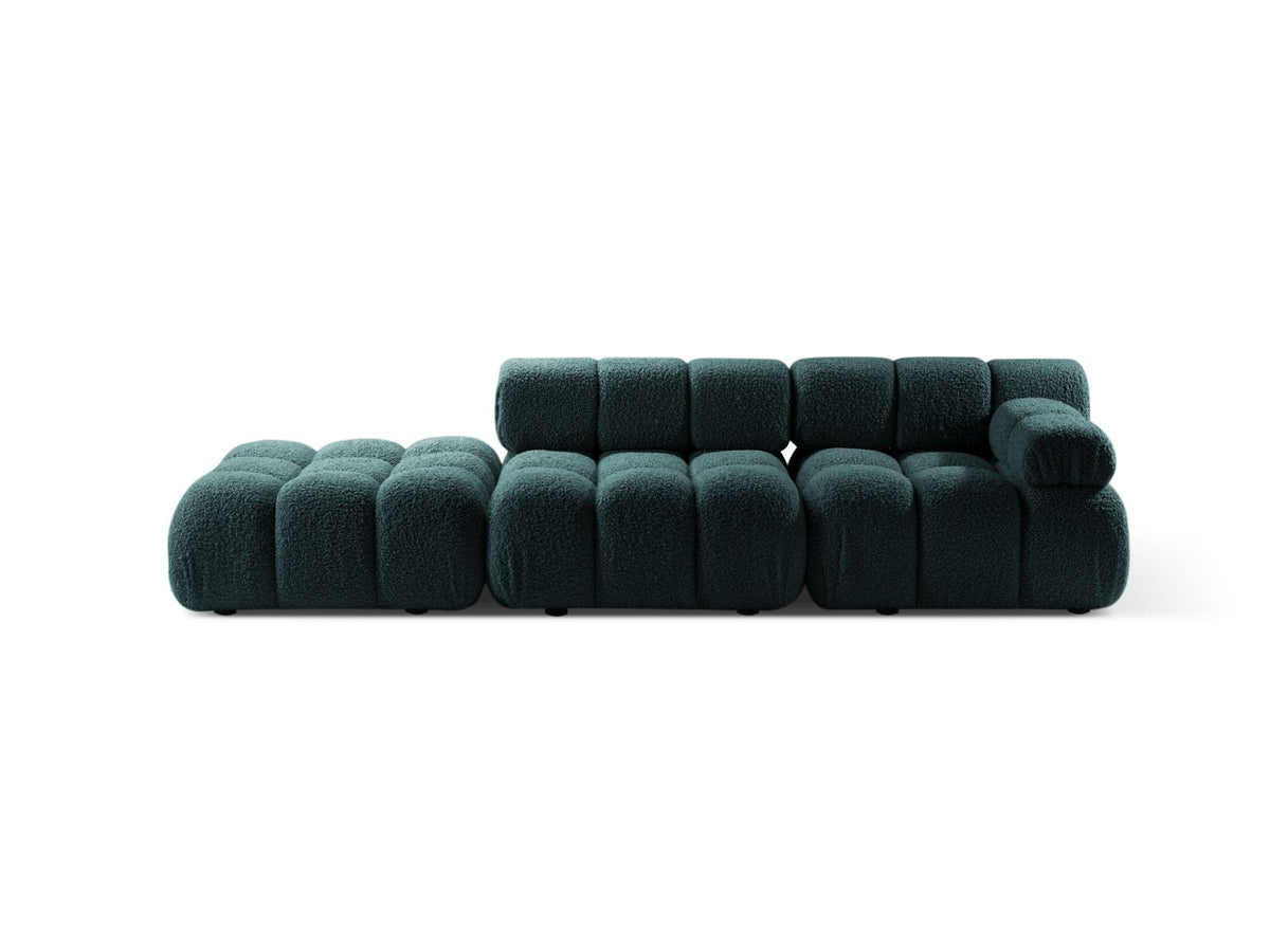 Bellis — Sofa (282x94x70 cm) Petrol (Rolf 17) Left