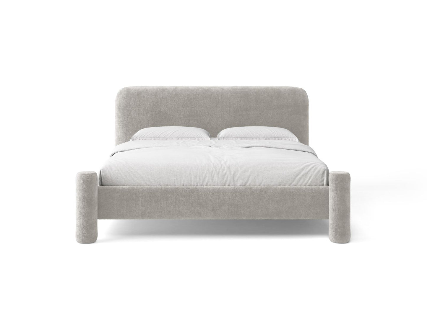 Vera — Bed (204x223x100 cm) Light Grey (Perfect Harmony 80)