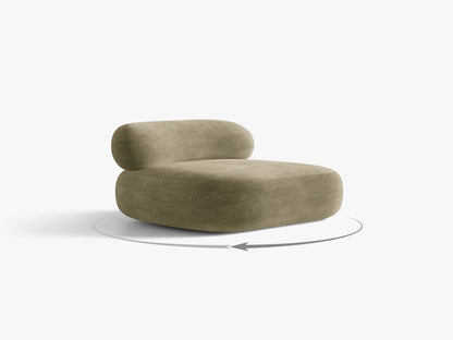 Aura — Armchair (84x91x73 cm) Light Olive (Golden 31) Black Metal