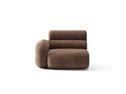 Neo — Modular Sofa (110x100x83 cm) Brown (SILENCIO 27) Left