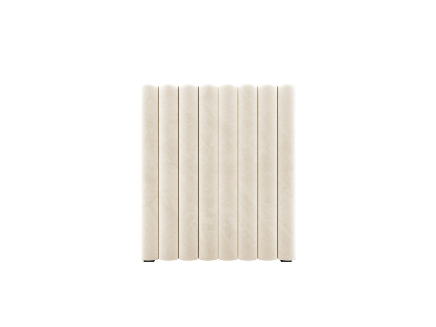 Mistero — Headboard Beige (Paris Cream) Black Plastic
