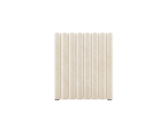 Mistero — Headboard Beige (Paris Cream) Black Plastic