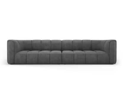 Moritz — Sofa Dark Grey (Rebel 3) Black Plastic