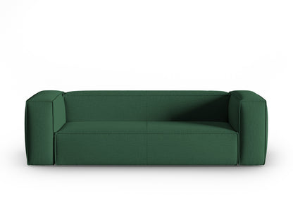 Mackay — Sofa Green (Bubble 12) Black Plastic