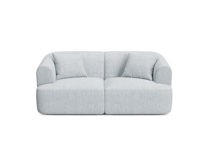 Campi — Sofa Light Grey (Moly 70) Black Plastic