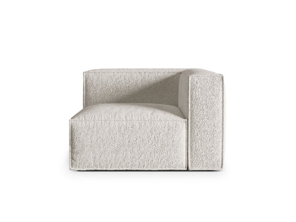 Nuria — Modular Sofa Grey Beige Melange (Monet Pearl) Black Plastic