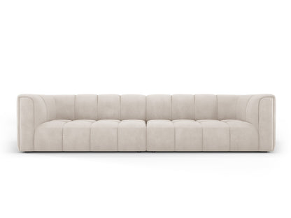 Moritz — Sofa Beige (Rebel 25) Black Plastic